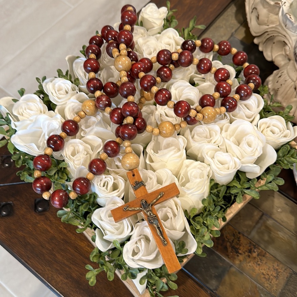 New Giant Wooden Large Rosary